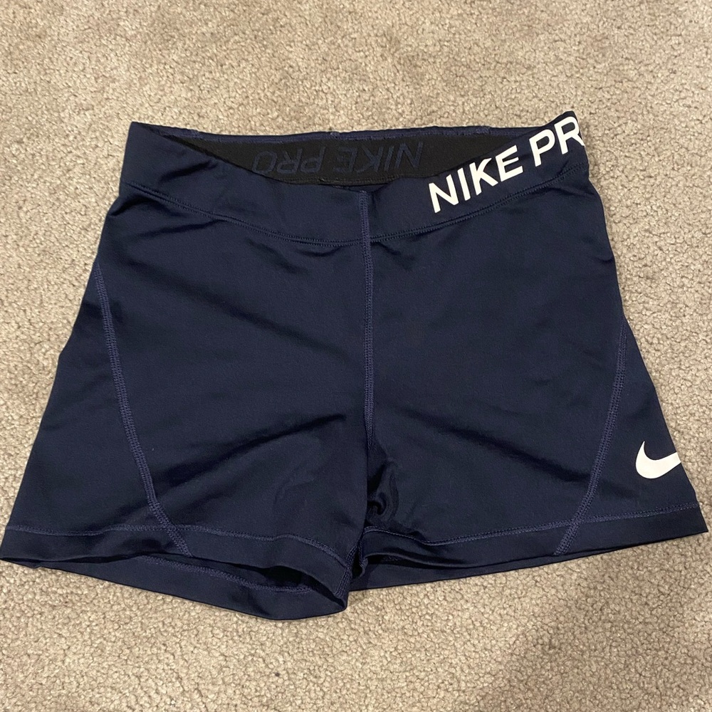 Navy blue nike pros